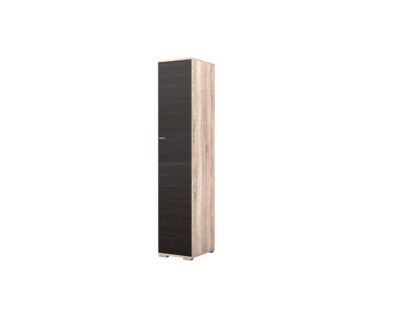 Bibliotecă living Gabriela, wenge + sonoma - imagine 9