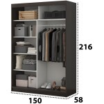 Dressing Dome d07-15, wenge - imagine 3