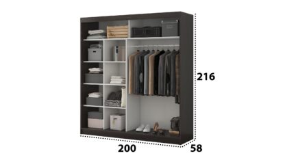 Dressing Dome d07-20, wenge - imagine 3