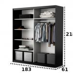 Dressing Ovidiu 2, alb + negru - imagine 3