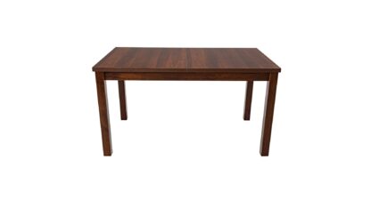 Set masa extensibila 140 x 180 cm cu 6 scaune tapitate, MB-21 Modena1 si S-37 Boss7 O15, nuc, lemn masiv de fag, stofa - imagine 4