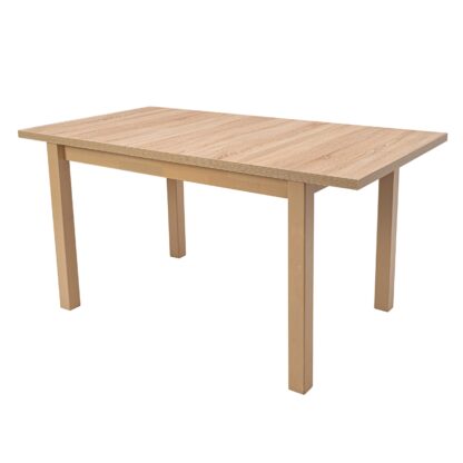 Masa extensibila MB-13 Max5 120x150 cm , sonoma, lemn masiv de fag si PAL - imagine 2