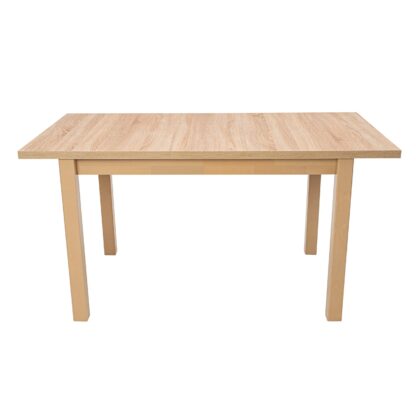 Masa extensibila MB-13 Max5 120x150 cm , sonoma, lemn masiv de fag si PAL - imagine 4
