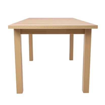 Masa extensibila MB-13 Max5 120x150 cm , sonoma, lemn masiv de fag si PAL - imagine 6