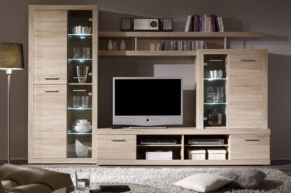 Bibliotecă living Cancan 4, sonoma - imagine 2