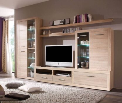 Bibliotecă living Cancan 4, sonoma - imagine 3