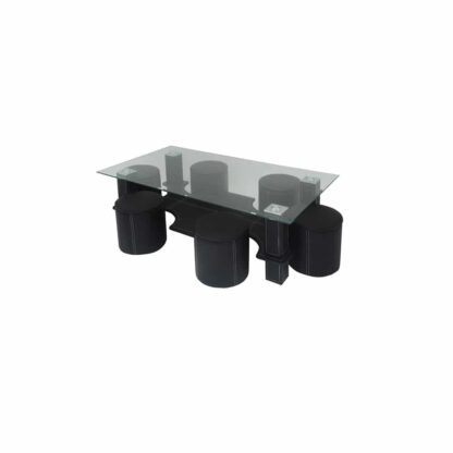 Măsuță de cafea cu 6 taburete MC-15