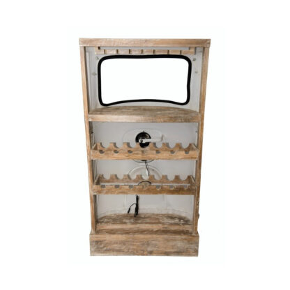 Mobilă bar cabină mcb-1206, negru + galben vintage - imagine 3