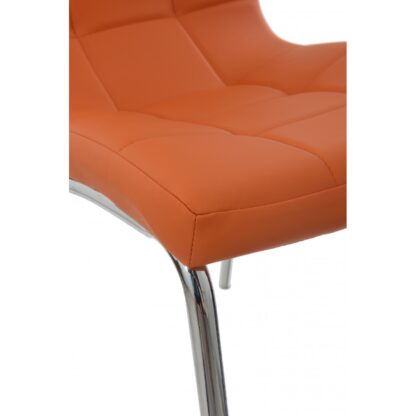 Scaun bucătărie S-02 portocaliu - imagine 3