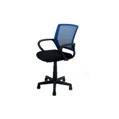 Scaun birou S-79, albastru + negru