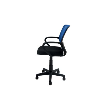 Scaun birou S-79, albastru + negru - imagine 4