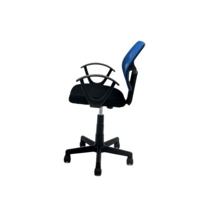 Scaun birou S-82, albastru + negru - imagine 2