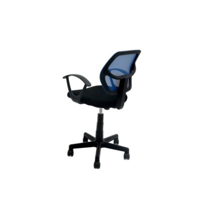 Scaun birou S-82, albastru + negru - imagine 4