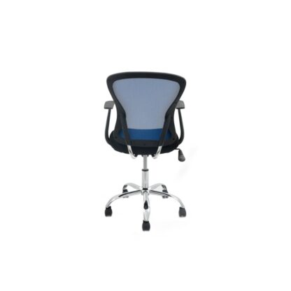 Scaun birou S-83, albastru + negru - imagine 5