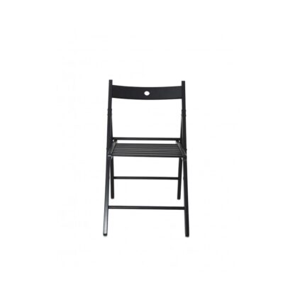 Scaun pliant negru - imagine 3