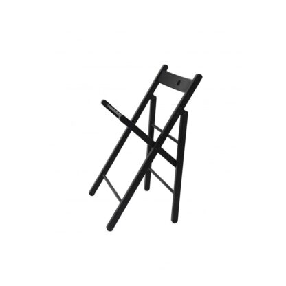Scaun pliant negru - imagine 5