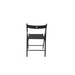 Scaun pliant negru - imagine 2