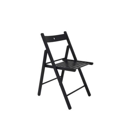 Scaun pliant negru