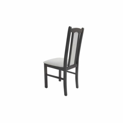 Scaun din lemn masiv de fag tapitat cu stofa S-37 Boss7 W20, wenge - imagine 4