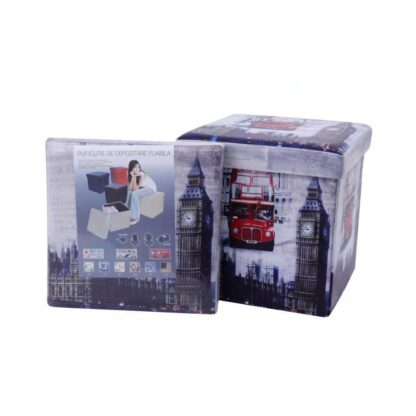 Taburet Big Ben, 38 x 38 x 38 cm - imagine 4