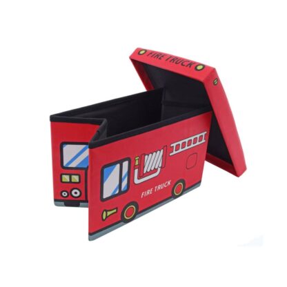 Taburet Fire Truck, 32 x 32 x 48 cm - imagine 5