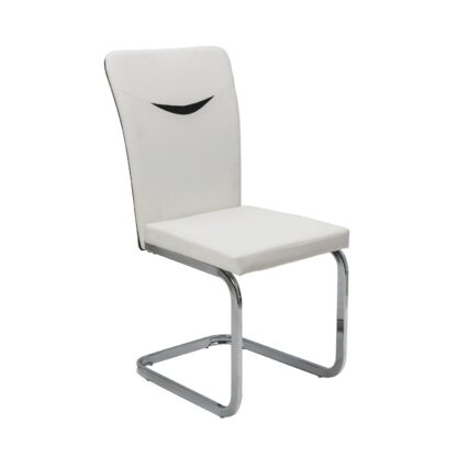 Scaun bucătărie S-106 alb și negru - imagine 2