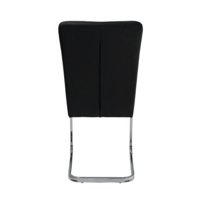 Scaun bucătărie S-106 alb și negru - imagine 6