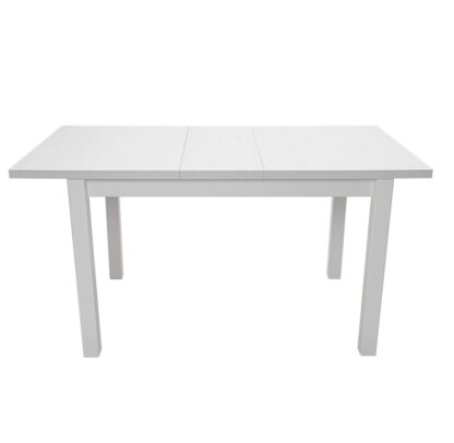 Masa extensibila MB-13 Max5 120x150 cm, alb, lemn masiv de fag si PAL - imagine 2