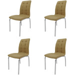Scaun bucătărie S-02 camel - imagine 2