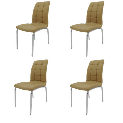 Scaun bucătărie S-02 camel - imagine 2