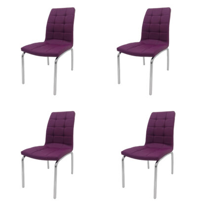 Scaun bucătărie S-02 lila - imagine 2