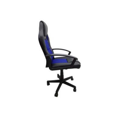 Scaun birou S-109, albastru + negru - imagine 5