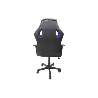 Scaun birou S-109, albastru + negru - imagine 3