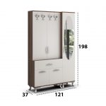GARDEROBA DEFNE 121 1 SALINA - imagine 3