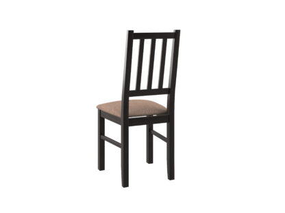 Scaun din lemn masiv de fag tapitat cu stofa S-38 Boss4 W15, wenge - imagine 2