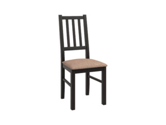 Scaun din lemn masiv de fag tapitat cu stofa S-38 Boss4 W15, wenge