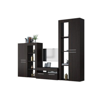 Bibliotecă living Malina, wenge