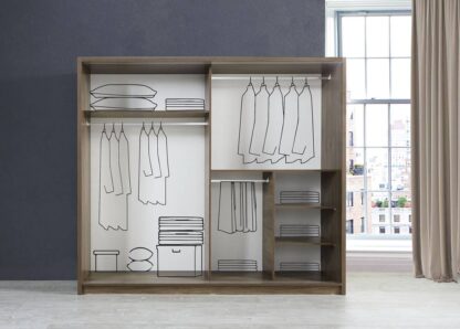 Dressing Amsterdam, alb + maro - imagine 2