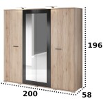 Dressing Robert, san remo + negru - imagine 2