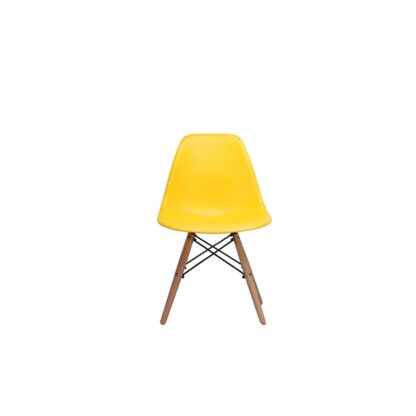 Scaun bucătărie S-114 galben - imagine 2