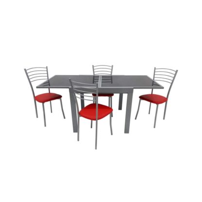 Set masă MB-04N cu 4 scaune S-14 R - imagine 2