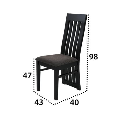 Scaun living S-104 SM Wenge - imagine 8