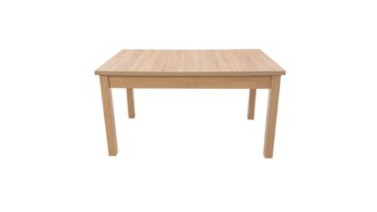 Set masa extensibila 140x180cm cu 6 scaune tapitate, MB-21 Modena1 si S-37 Boss7 S11, sonoma, lemn masiv de fag, stofa - imagine 4