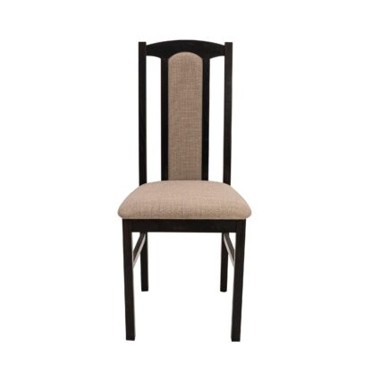 Scaun din lemn masiv de fag tapitat cu stofa S-37 Boss7 W15, wenge - imagine 4