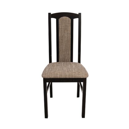 Scaun din lemn masiv de fag tapitat cu stofa S-37 Boss7 W2, wenge - imagine 3