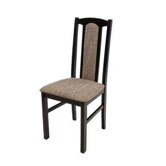 Scaun din lemn masiv de fag tapitat cu stofa S-37 Boss7 W2, wenge