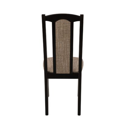 Scaun din lemn masiv de fag tapitat cu stofa S-37 Boss7 W2, wenge - imagine 6