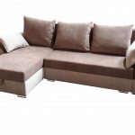 Coltar coltar Tesa Aston, stanga, Culoare Bej/Maro, 260 x 158 cm