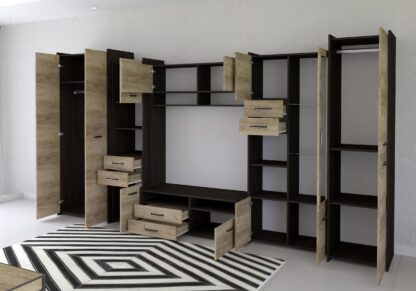Bibliotecă living Mirabela - imagine 4