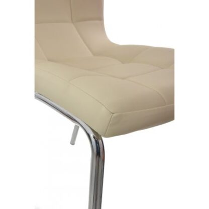 Scaun bucătărie S-02 Crem - imagine 6